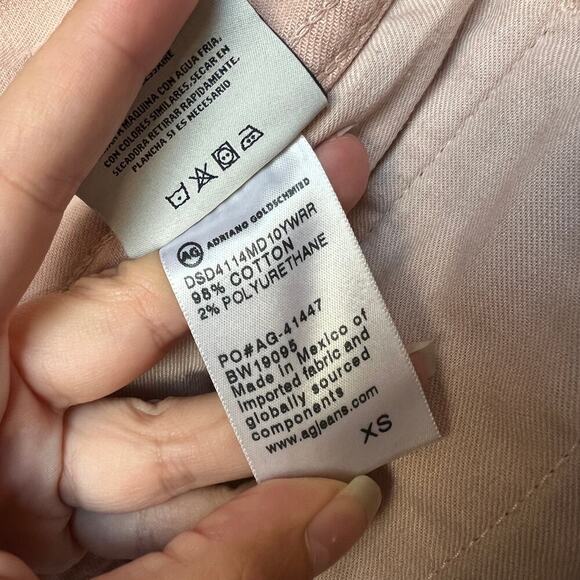 AG Adriano Goldschmied Nancy Denim Jacket in Years Weathered Rosy Rouge Size XS - Picture 6 of 7